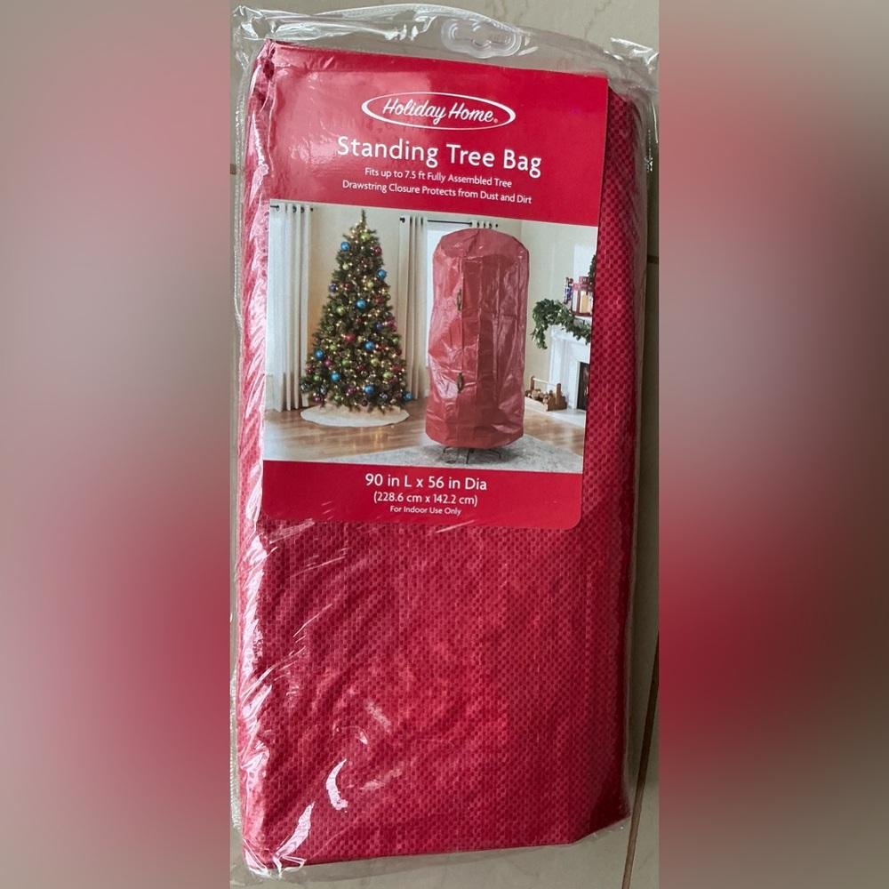 Holiday Home Standing Christmas Tree Bag